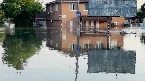 Врио губернатора Херсонской области Сальдо: Киев увеличивает сброс воды через ДнепроГЭС, чтобы уровень затопления не снижался 