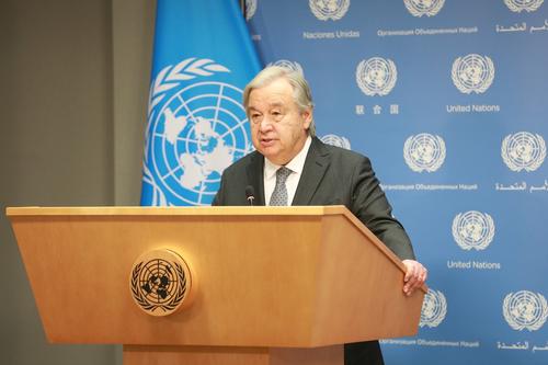 Представитель генсека ООН заявил, что Гутерреш «с обеспокоенностью» следит за событиями в России
