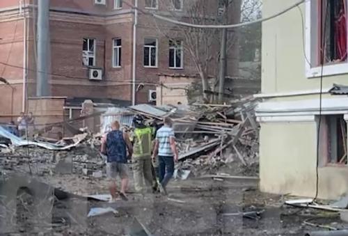 В центре Таганрога Ростовской области произошел мощный взрыв