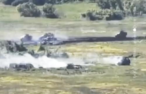Российские танкисты в скоротечном бою расправились с двумя танками и шестью бронемашинами ВСУ 