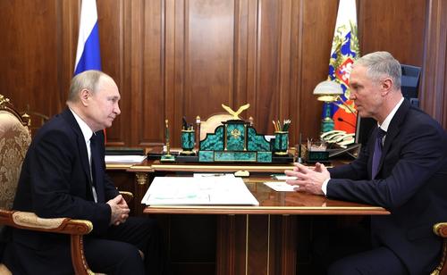 Путин провел встречу с врио главы Херсонской области Сальдо