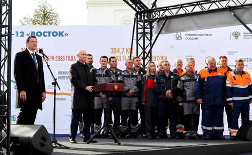 Путин открыл участок трассы М-12 от Москвы до Арзамаса в Нижегородской области