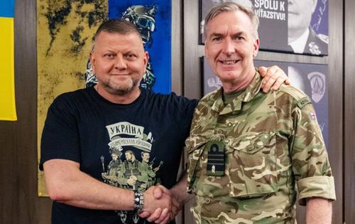 Залужный встретился с главой Штаба обороны Великобритании Радакином