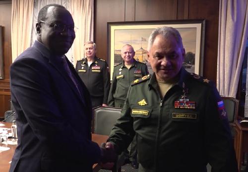 Шойгу обсудил с коллегой из Южного Судана сотрудничество в оборонной сфере