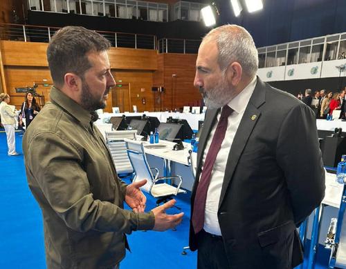 Зеленский впервые встретился с премьер-министром Армении Пашиняном