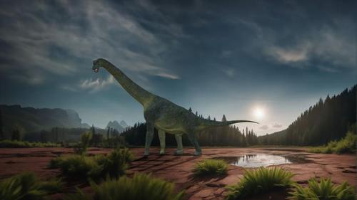 Гигантский длинношеий динозавр-титан проживал в Европе