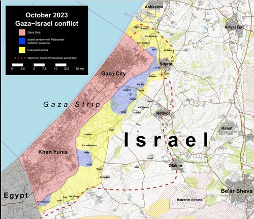 Израильтяне уничтожили более 1500 палестинцев в боях близ Газы