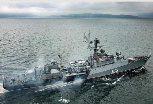 Российские корабли отработали учебно-боевые задачи обороны Камчатки 