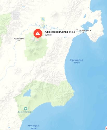 На Камчатке началось извержение Ключевской сопки