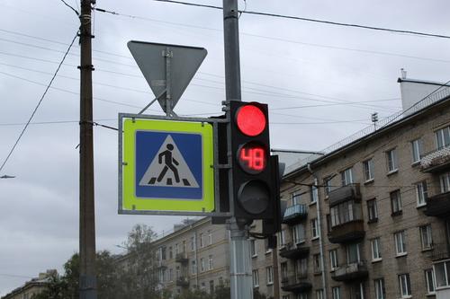 Семиклассника сбили на светофоре в Центральном районе Санкт-Петербурга