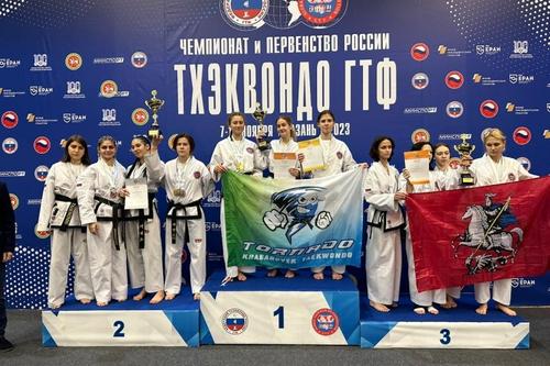 Хабаровские тхэквондисты завоевали 20 медалей чемпионата и первенства РФ