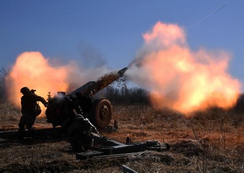 На Краснолиманском направлении гаубицы Д-30 уничтожили опорный пункт сил Украины