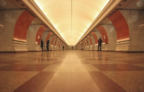 Москвичей, накрывших стол посреди станции метро, отправили в изолятор