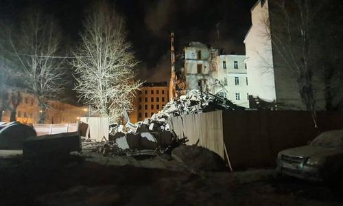 При обрушении дома на Гороховой улице в Петербурге никто не пострадал