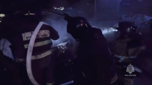 В Хабаровском крае огонь повредил три машины