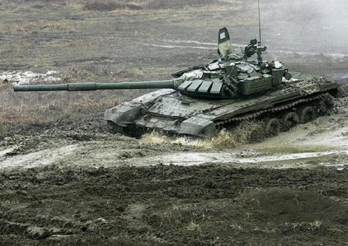 Танки Т-72Б3 уничтожили замаскированный пункт дислокации ВСУ в районе Купянска