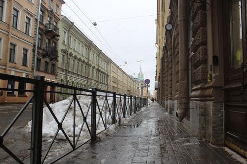 Февраль в Петербурге начинается с мокрого снега и дождя