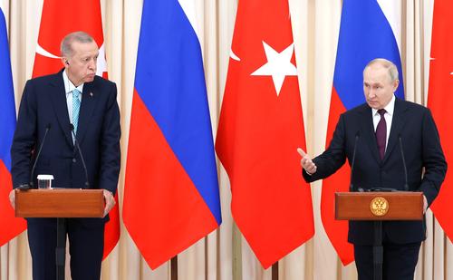 Песков:  Путин на встрече с Эрдоганом  обсудит тему Украины