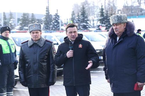 Воробьев объявил о пополнении автопарка подмосковной ДПС 130 новыми машинами