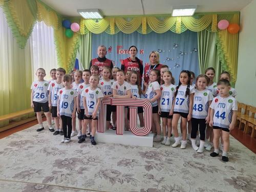 Воспитанники детсада №9 в Славянском районе сдали нормы ГТО
