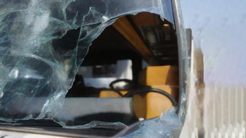 Развернувшись, автобус ФК «Севастополь» попал в аварию