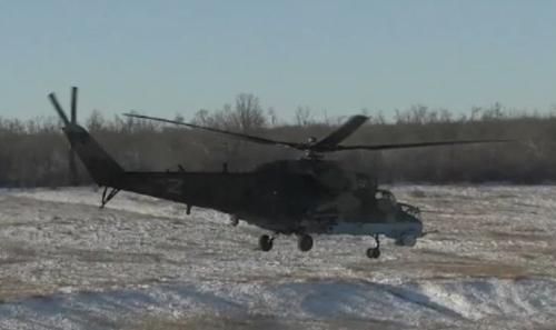 Вертолёты ВСК РФ разнесли в пыль фортификацию и орудия ВСУ под Купянском