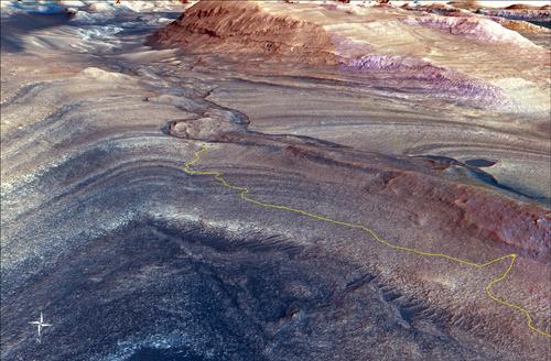 Марсоход Curiosity ищет новые подсказки о древней воде Марса
