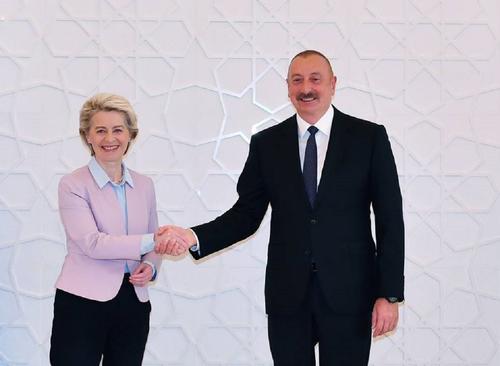 Алиев обсудил с главой ЕК встречу Армения - США - ЕС, которая пройдет 5 апреля