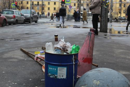 За сутки петербуржцы пожаловались на мусор в городе почти тысячу раз