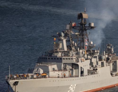 Российский фрегат из состава ТОФ зашёл в Средиземное море 