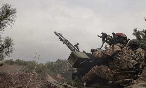 Подразделения ПВО российских десантников сбивают украинские дроны