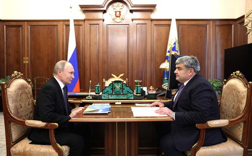 Путин провел рабочую встречу с главой Кабардино-Балкарии Коковым