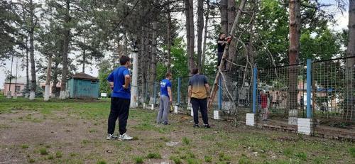 Молодогвардейцы провели субботник на Кубани