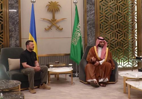 Зеленский обсудил с наследным принцем Саудовской Аравии конференцию в Швейцарии