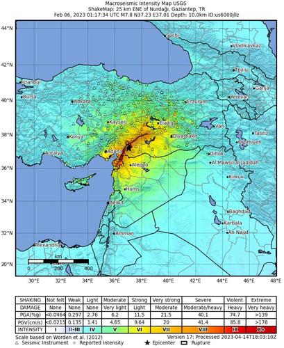 Спутники зафиксировали аномалии за 19 дней до землетрясения в Турции в 2023 году
