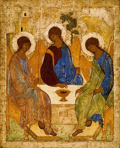 Икону «Троица» увезли из храма Христа Спасителя в Троице-Сергиеву лавру 