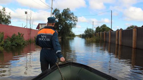 В Хабаровском крае вода отступает с подтопленных территорий