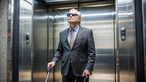 В Крыму даже слепой в лифте не ошибется этажом