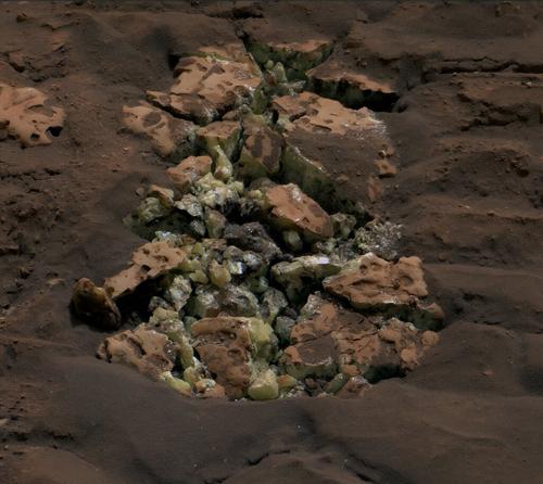 Марсоход NASA обнаружил сюрприз в марсианской скале