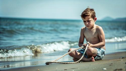 Видео со связанным ребенком на пляже в Крыму заинтересовались органы