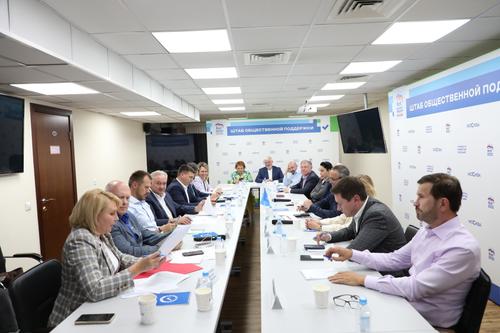 В штабе общественной поддержки «Единой России» на выборах в МГД обсудили развитие транспорта в Москве