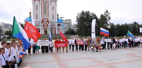 В Хабаровском крае прошел автопробег по случаю годовщины окончания войны