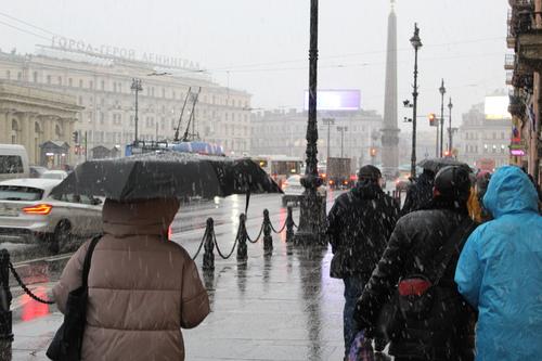 Колесов рассказал, когда в Петербурге прекратится ветер и мокрый снег