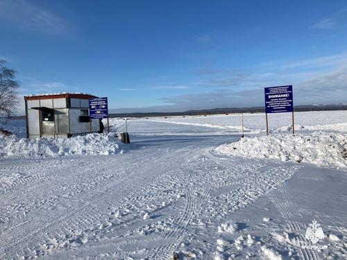 В Охотском районе Хабаровского края открыты две новые ледовые переправы