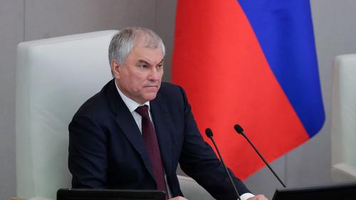 Володин в Госдуме спросил: «Есть здесь господа или нет?»