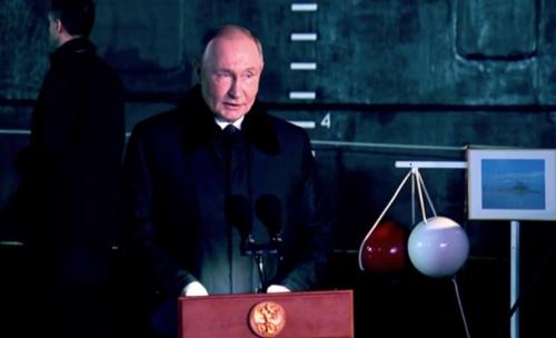 Путин разрешил спуск на воду атомного подводного крейсера «Пермь»