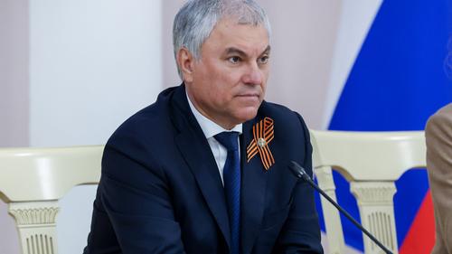 Володин: народ Украины поддержит решение Путина о перемирии на юбилей Победы