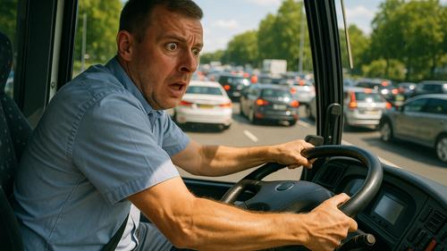 Водитель автобуса пошел навстречу пассажирам, которые кинули его Водитель автобуса пошел навстречу пассажирам, которые кинули его