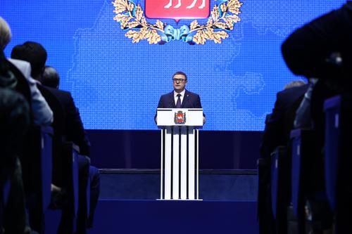 Алексей Текслер выступил перед депутатами ЗСО
