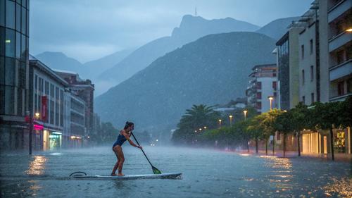 На смену африканской жаре в Крым придут тропические ливни На смену африканской жаре в Крым придут тропические ливни
